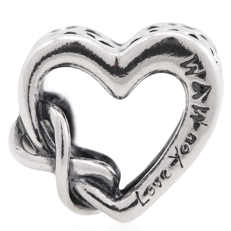 Pandora Heart And Infinity Sterling Silver Charm 798825C00