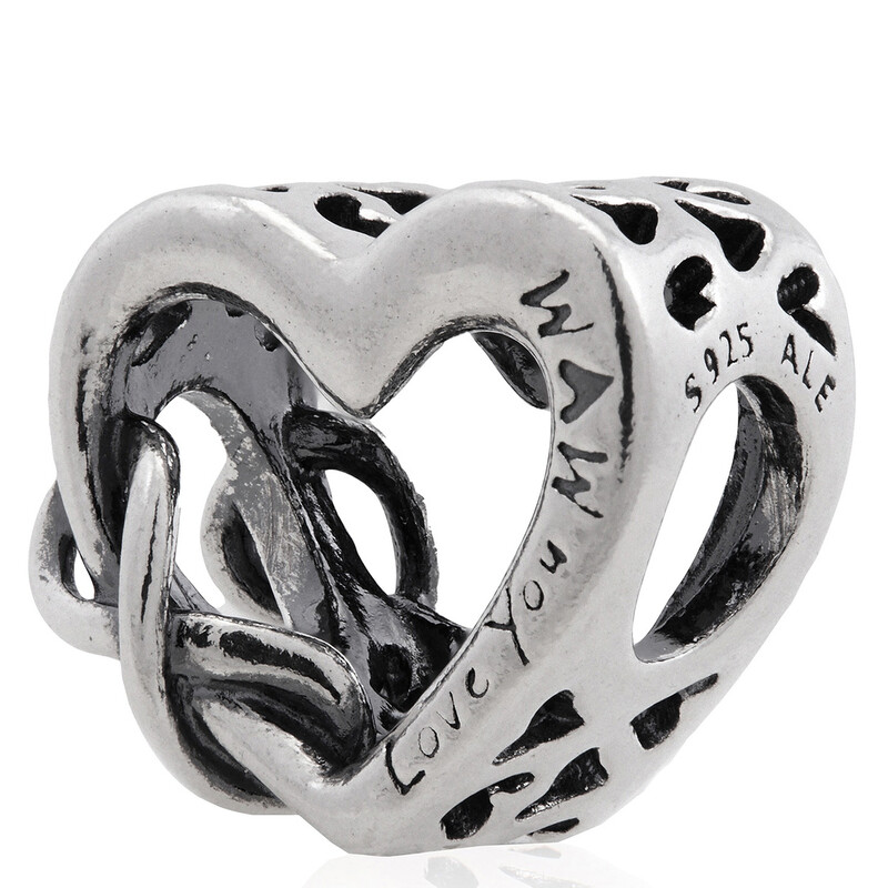 Pandora Heart And Infinity Sterling Silver Charm 798825C00