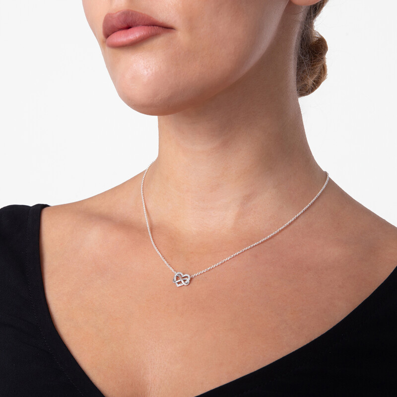 Pandora Sparkling Infinity Heart Collier Necklace