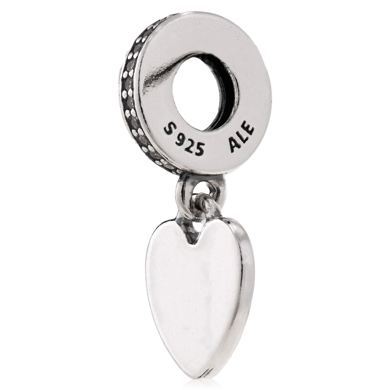 Pandora Ladies Engravable Heart Tag Dangle Charm 798761C01