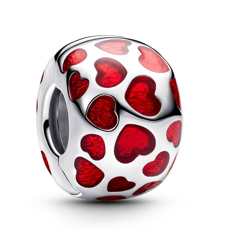 Pandora Ladies Hearts Round Clip Charm 793679C01 5700303165653 ...