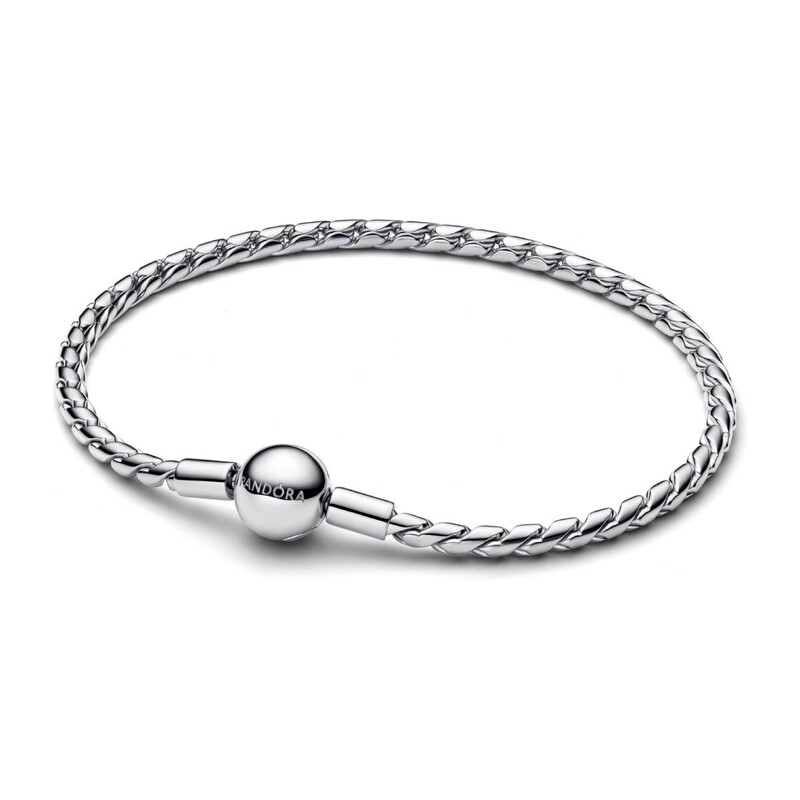 PANDORA ブレスレット Pandora Ladies Round Clasp Wing Chain Bracelet, Size 17 cm