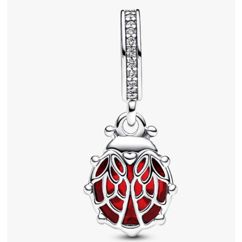 Pandora Ladybird Sterling Silver Dangle 792571C01 5700303031248 ...