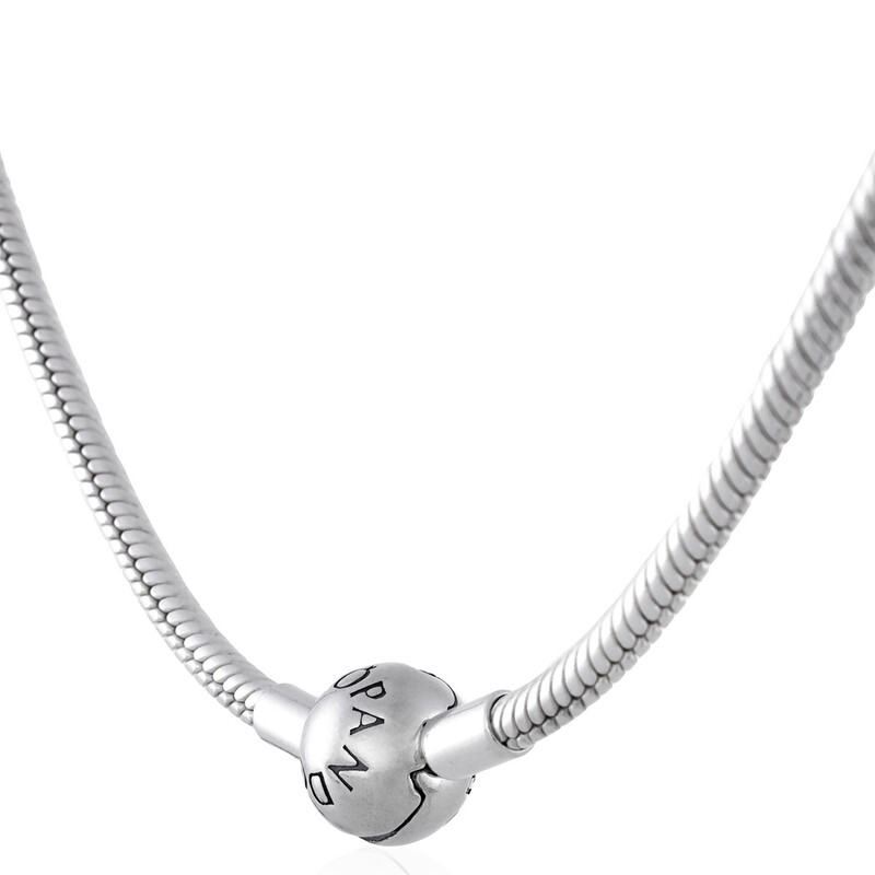 Pandora Moments Snake Chain Necklace, Size 45 cm 590742HV-45