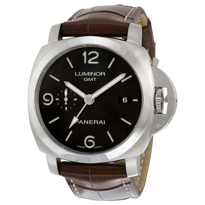 PANERAI Luminor 1950 3 Days PAM00320 GMT black Dial Automatic Men\'s Watch_962457 Panerai Luminor 1950 3 Days Gmt Pam Automatic 44mm Black  main image 3