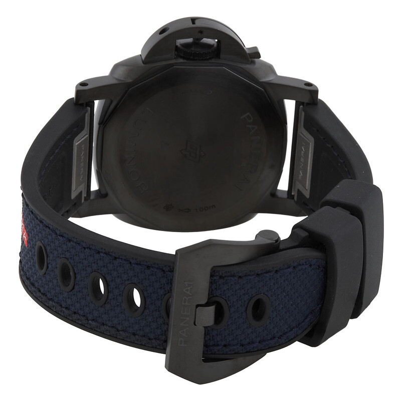 Panerai Luminor 40mm Quaranta Steel DLC Luna Rossa Automatic Blue