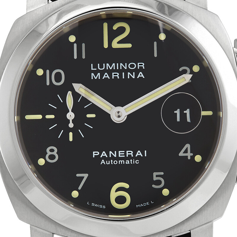 Panerai Luminor Marina Automatic Chronometer Black Dial Men's