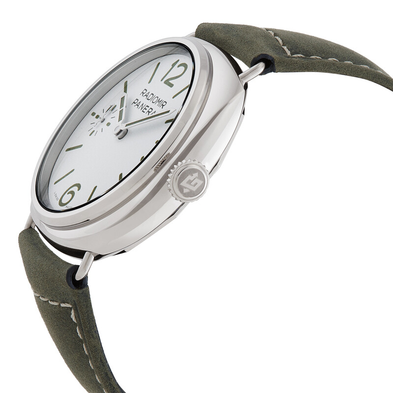 Panerai Radiomir Officine 45mm Hand Wind White Dial Men's Watch