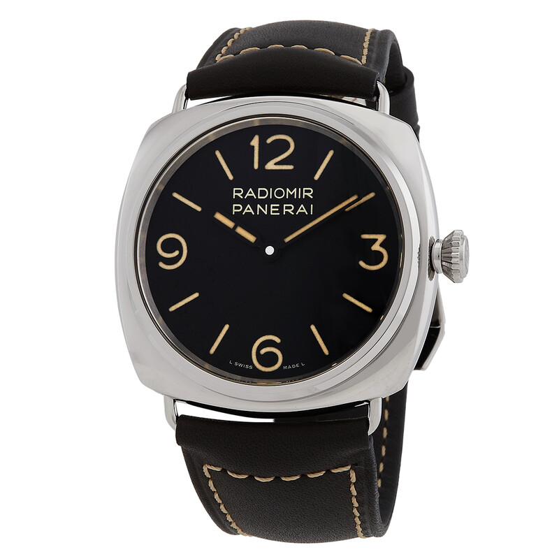 PANERAI Radiomir Officine Hand Wind Black Dial Men's Watch