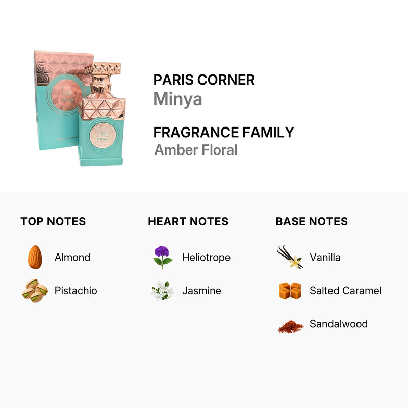 Paris Corner Unisex Minya EDP Splash 3.4 oz Fragrances