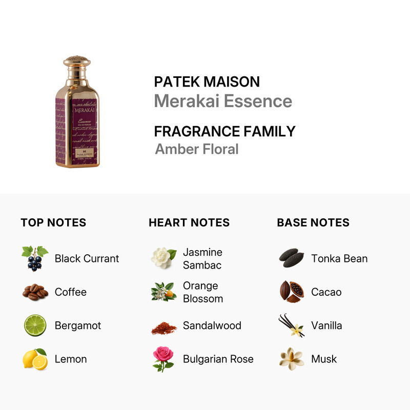 Patek Maison Unisex Merakai Essence EDP 3.4 oz Fragrances