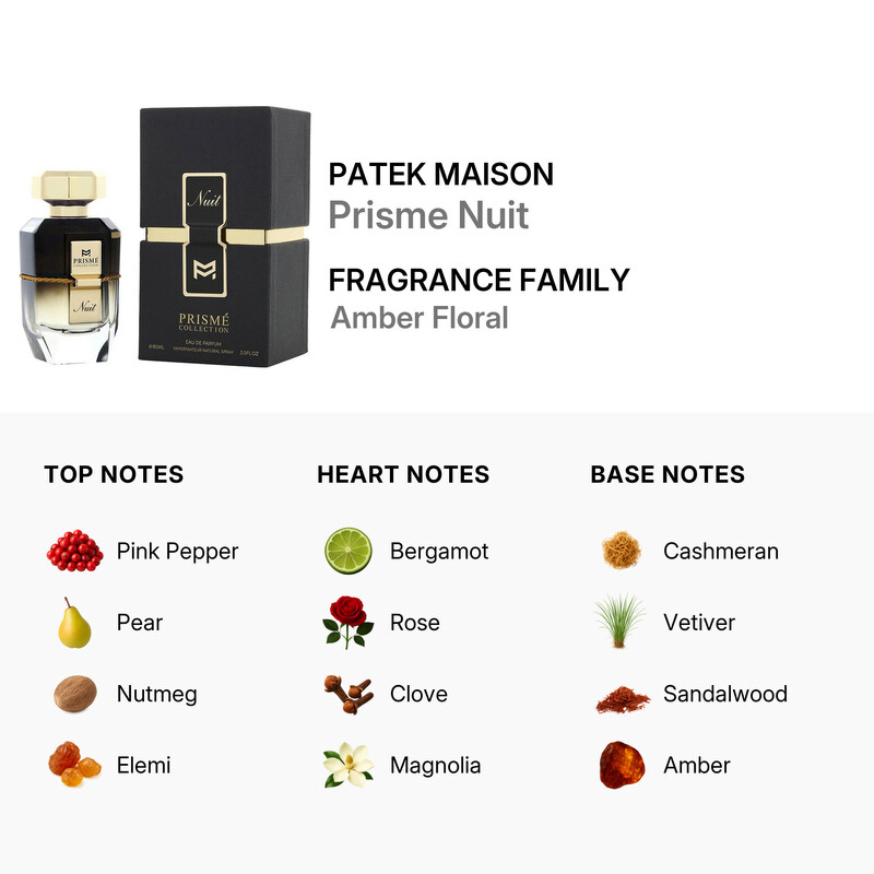 Patek Maison Unisex Prisme Nuit EDP Spray 3.0 oz (90ml