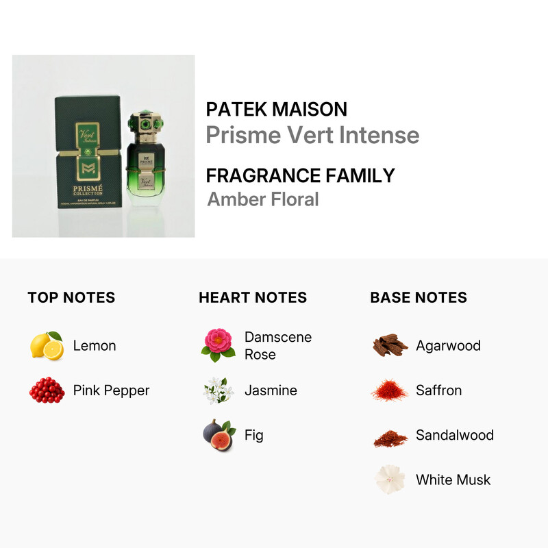 Patek Maison Unisex Prisme Vert Intense EDP Spray 1.0 oz