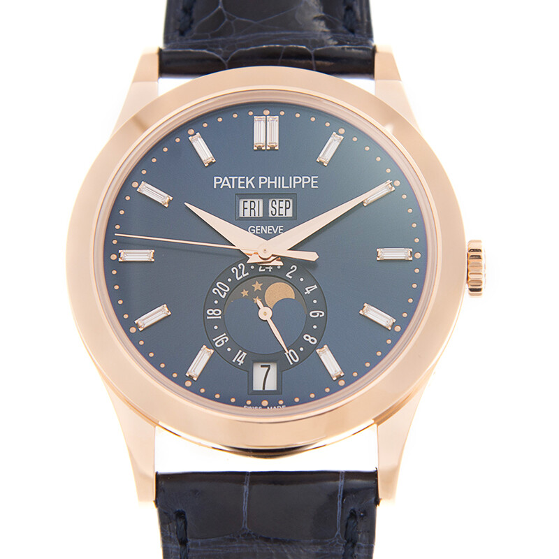 Patek Philippe COMPLICATIONS Automatic Blue Dial Watch 5396R-015