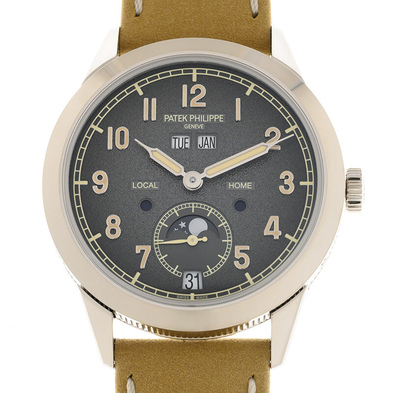 Patek Philippe カーフレザーベルト 5326G-001 Patek Philippe Complications Automatic Charcoal Gray Men's Watch