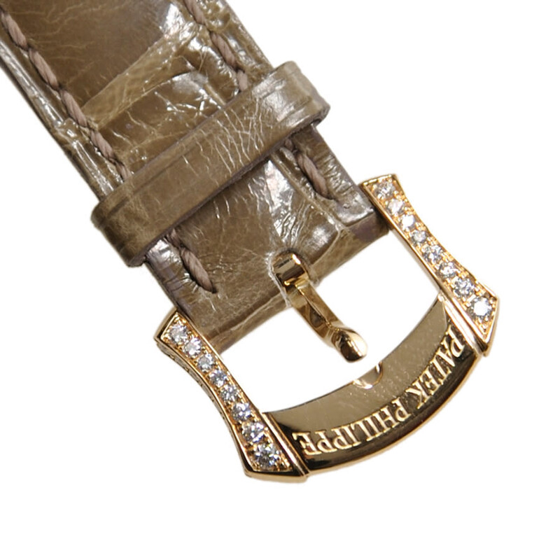 Patek Philippe Complications Mother of Pearl Dial Taupe Leather