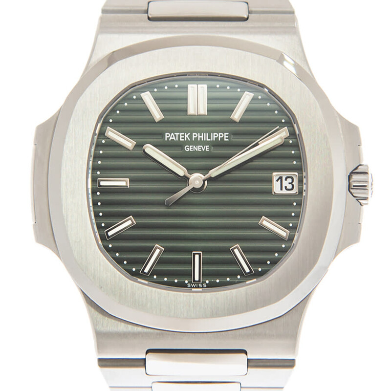 Patek Philippe Nautilus Automatic Green Dial Men's Watch 5711-1A