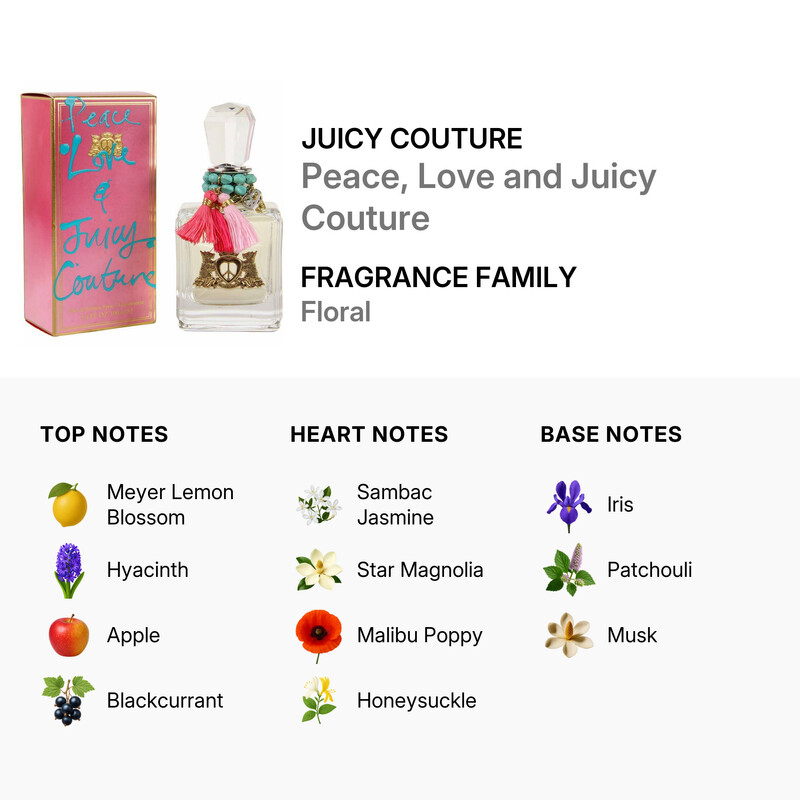Juicy Couture Peace Love & Juicy / Juicy Couture EDP Spray 3.4 oz
