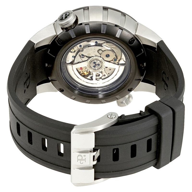 Perrelet Turbine Automatic Black and Yellow Dial Men's Watch A1067