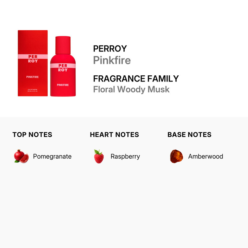 Perroy Unisex Pinkfire EDP Spray 3.4 oz Fragrances 3760307582117