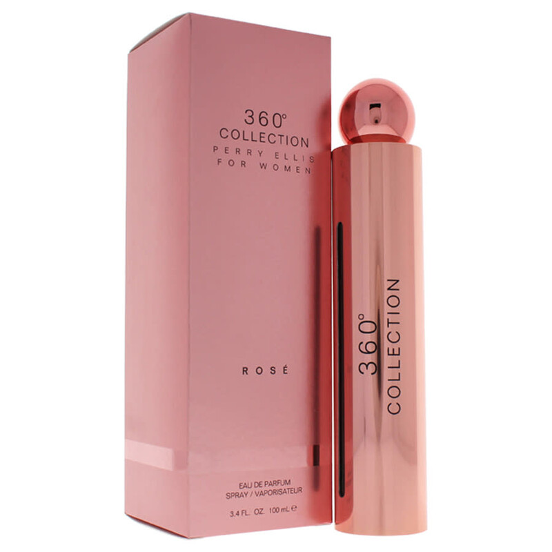 Perry Ellis Ladies 360 Degrees Collection Rose EDP Spray 3.4 oz