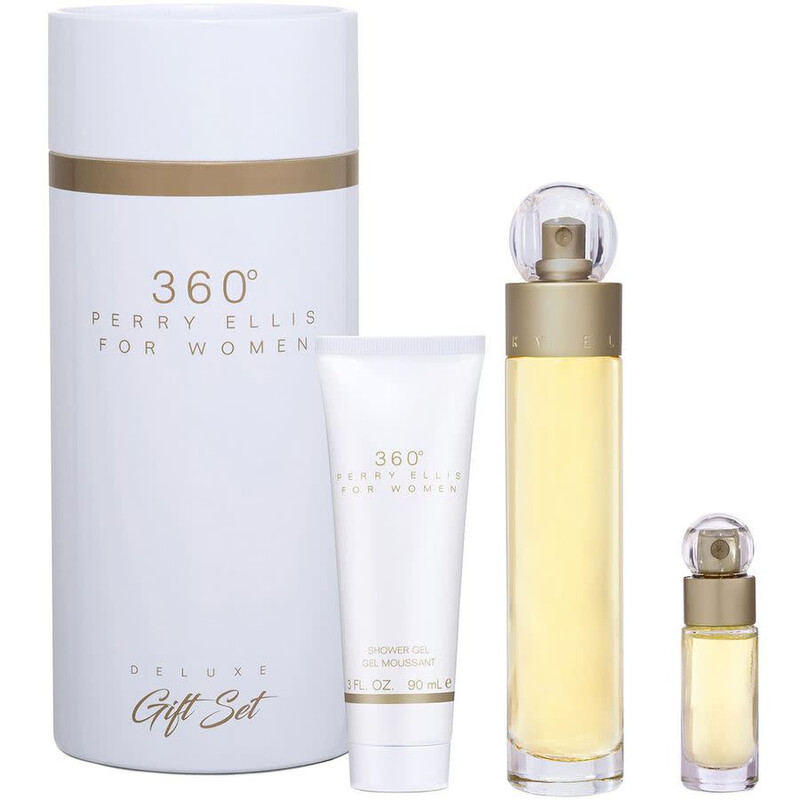 Perry Ellis Ladies 360 Women 3pcs EDT Gift Set Fragrances