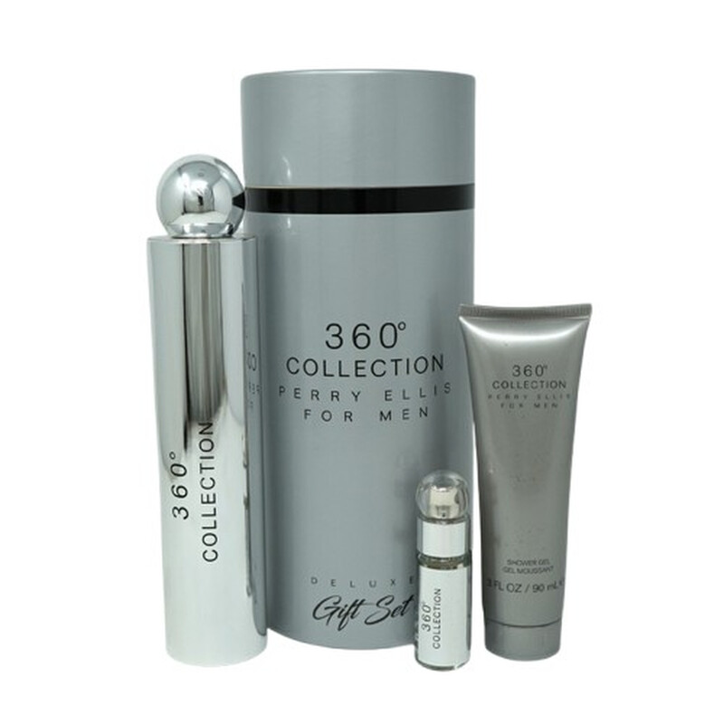 Perry Ellis Men's 360 Collection Gift Set Fragrances 844061013650