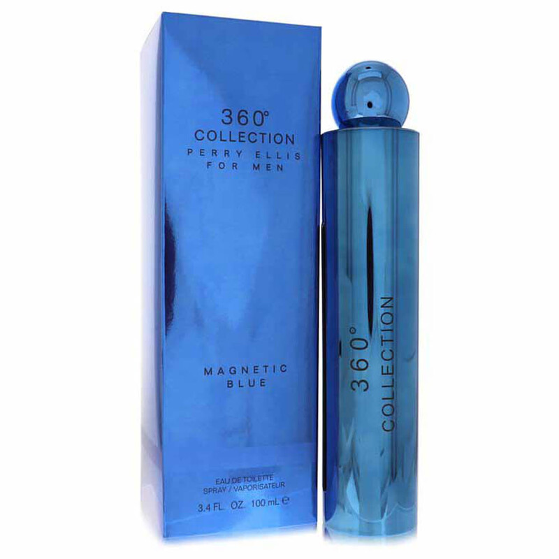 Perry Ellis Men's 360 Collection Magnetic Blue EDT Spray 3.4 oz