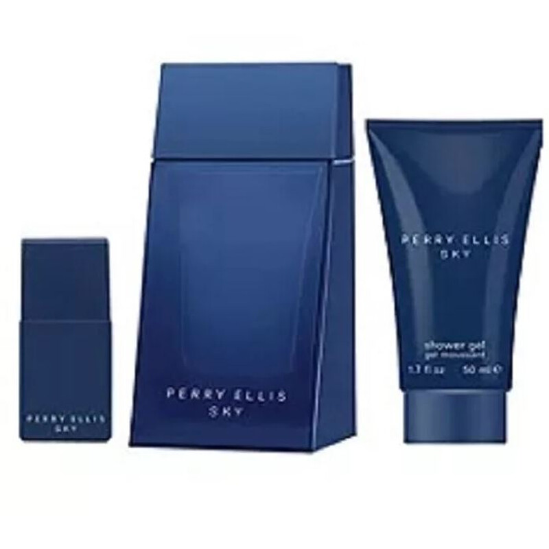 Perry Ellis Men's Sky Gift Set Fragrances 719346296434
