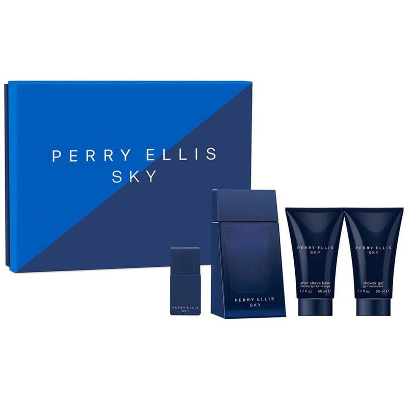 Perry Ellis Men's Sky 4pcs EDT Gift Set Fragrances 844061015425