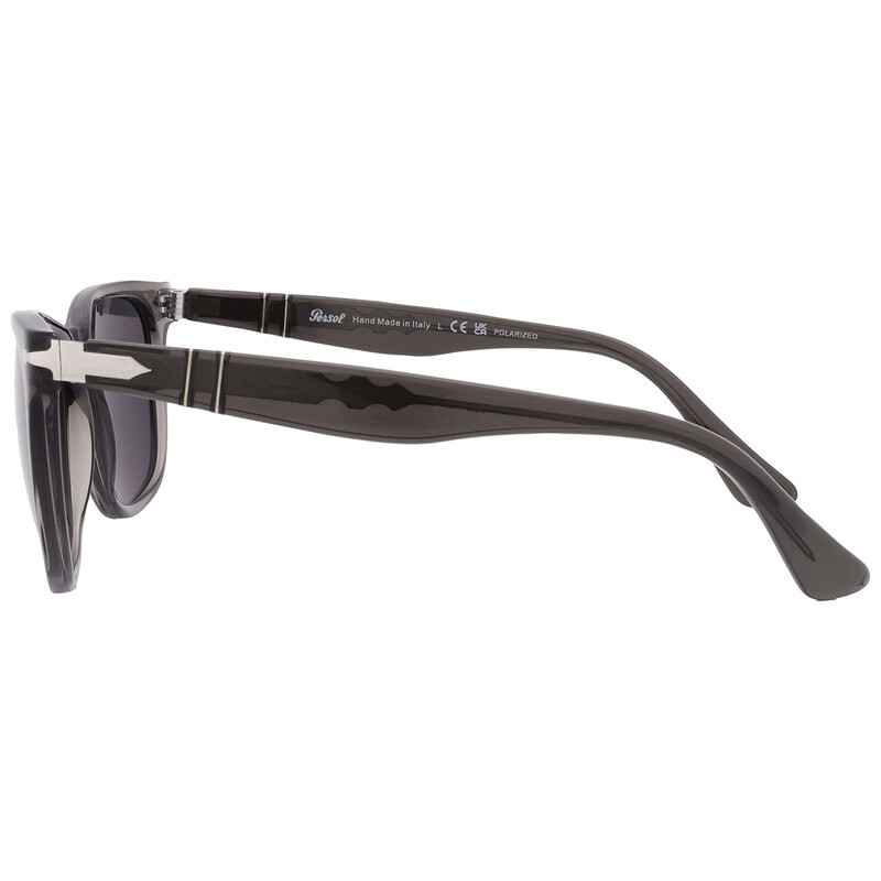 Persol Polarized Black Rectangular Unisex Sunglasses PO3291S