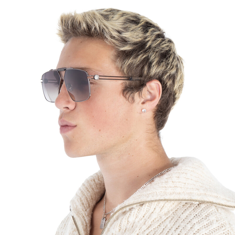 Philipp Plein Brown Gradient Navigator Men display picture 2