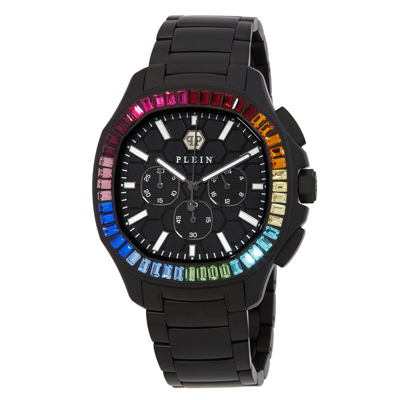 Philipp Plein High-Conic Chronograph Quartz Crystal Black Dial