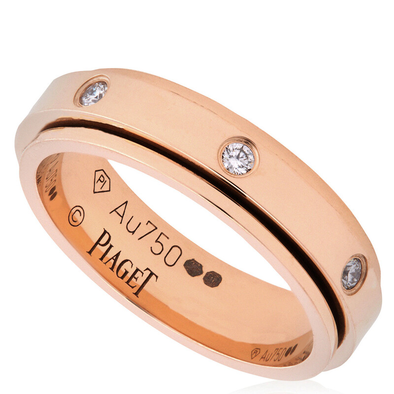 Piaget Possession 18k Rose Gold .13 CT Rose Gold Diamond Ring