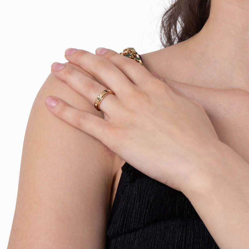 Piaget Possession 18k Rose Gold .13 CT Rose Gold Diamond Ring
