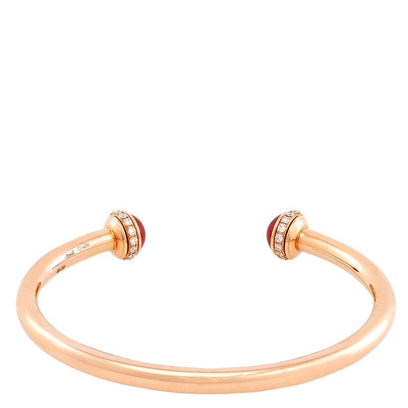 Piaget Possession 18K Rose Gold Open Bangle Bracelet, Size 16 G36PA6 ...