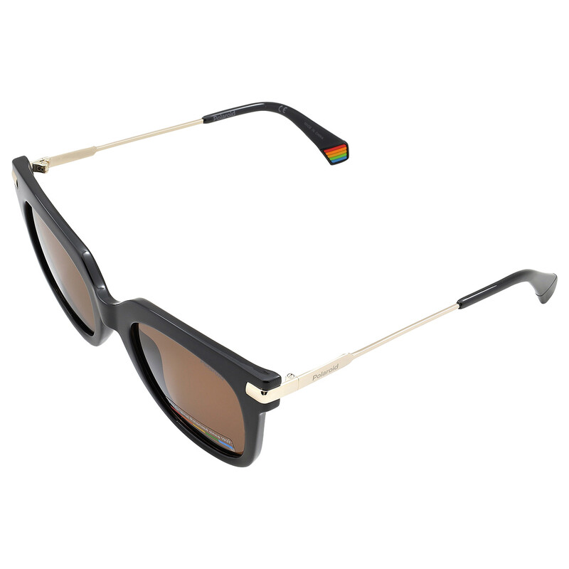 Polaroid Bronze Square Ladies Sunglasses PLD 6180/S 0807/SP 51