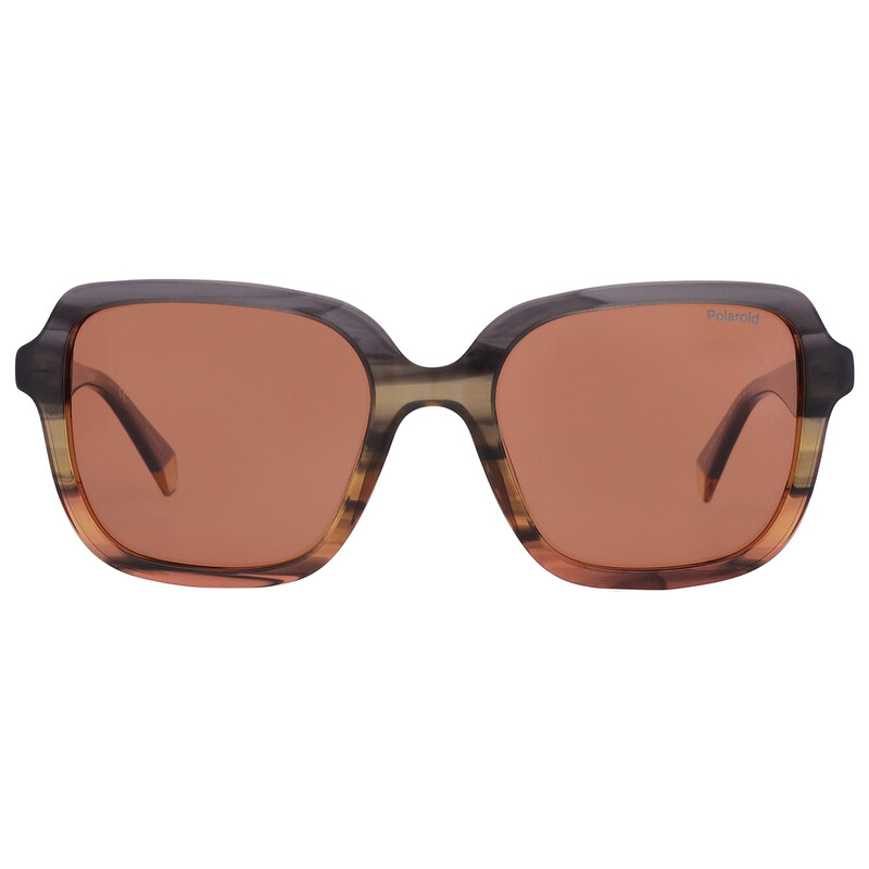 Polaroid Brown Square Ladies Sunglasses PLD 4095/S/X 0M9L/HE  display picture 1