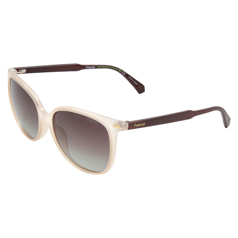 Polaroid White Women\'s Sunglasses with Gradient Brown Lenses Polaroid PLD 8419/S Sunglasses - Go-Optic.com main image 4