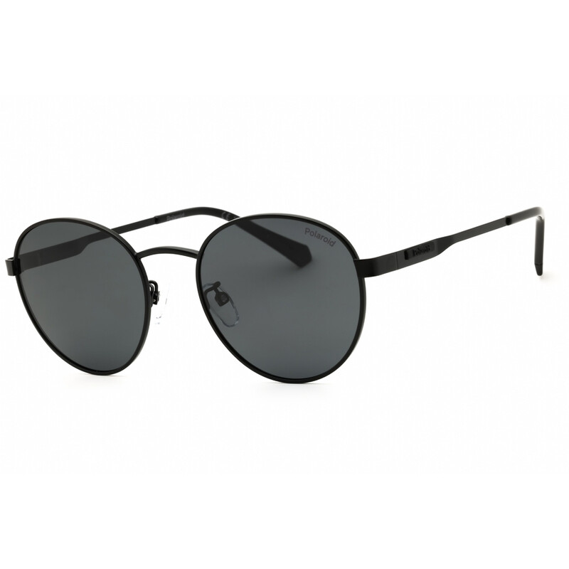 NEW Polaroid PLD 2144/G/S/X rounded Sunglasses Polaroid - PLD 2144/G/S/X, Round stainless steel unisex  main image 3
