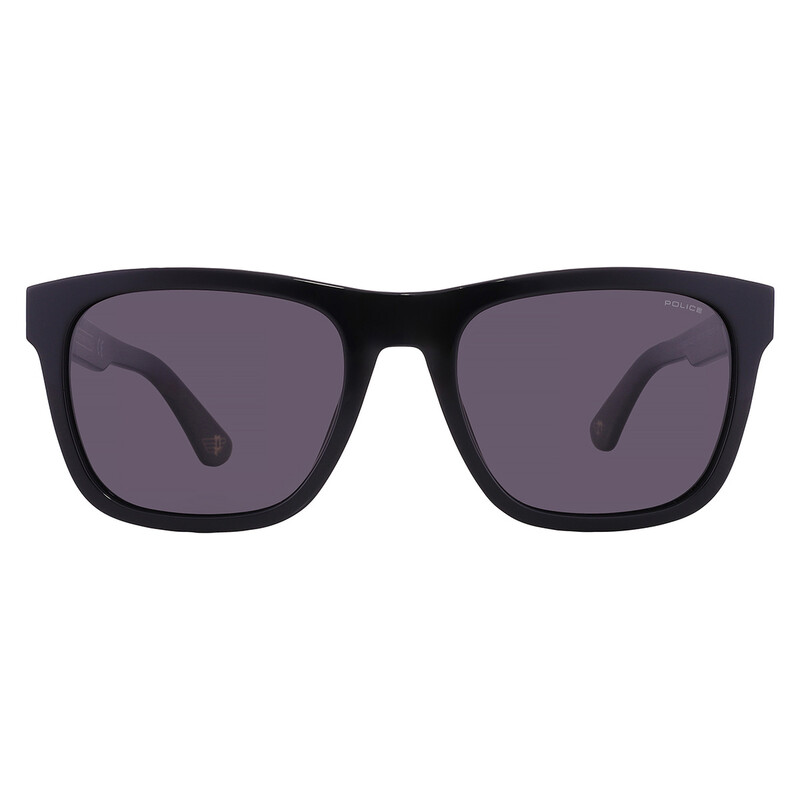 Police Silver Mirror Square Men's Sunglasses SPLE37 700X 56