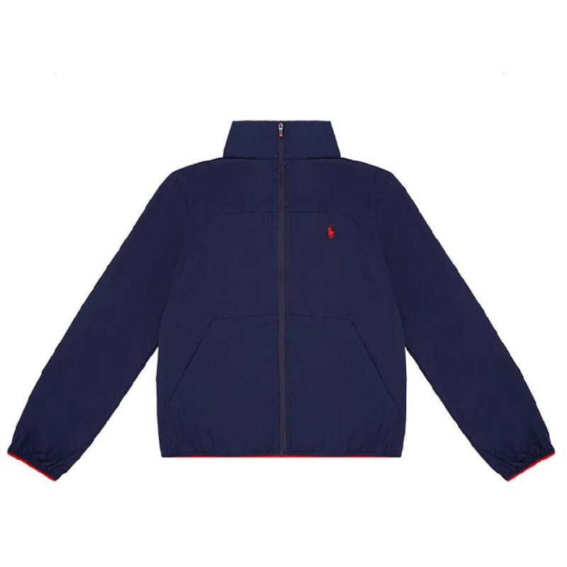 Polo Ralph Lauren Boys Embroidered Logo Hooded Jacket, Size Small