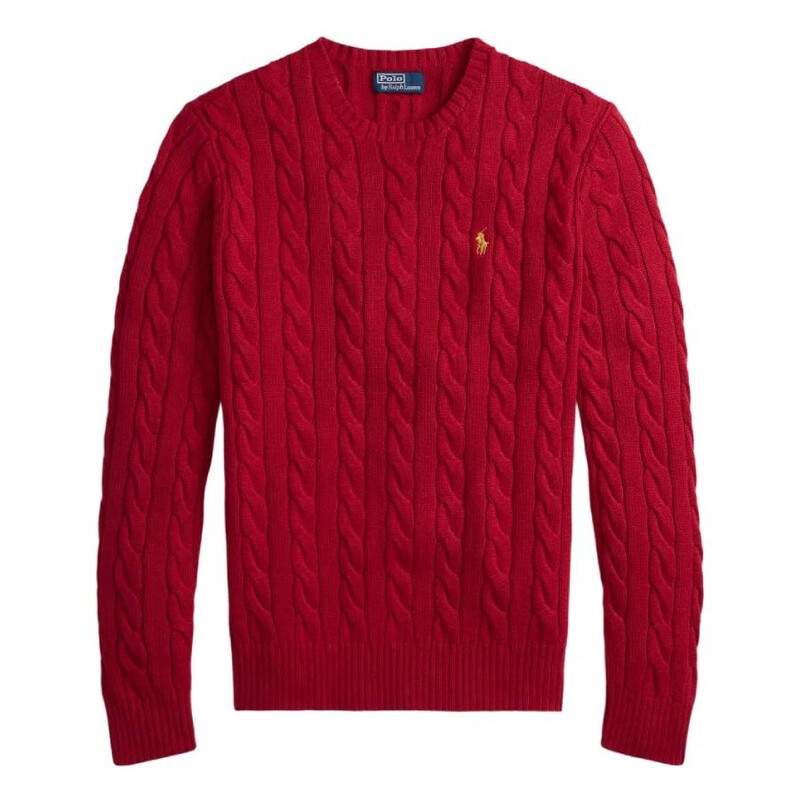 Polo Ralph Lauren Cable-Knit Cotton Jumper, Size X-Large