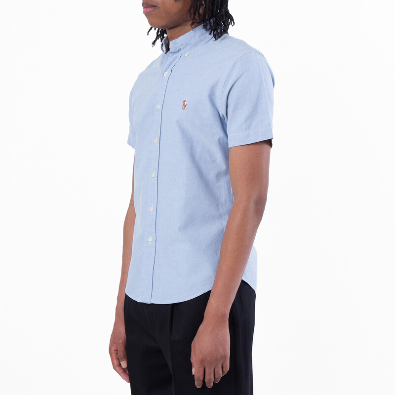 polo custom fit dress shirt Polo Ralph Lauren Custom Fit Denim Dress Shirt French Blue at CareOfCarl.co