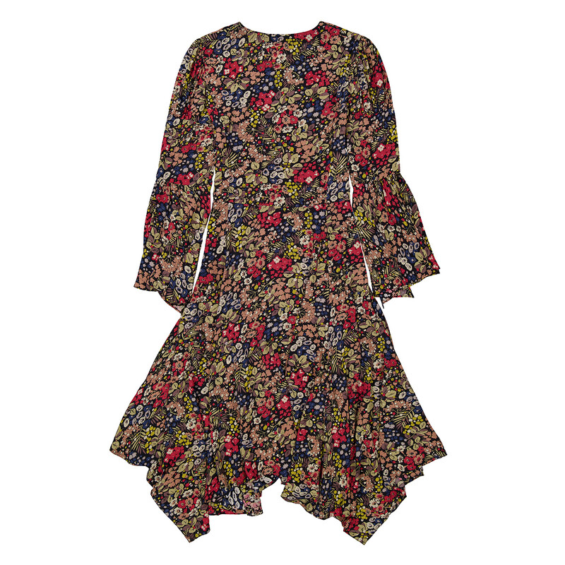 Polo Ralph Lauren Floral Pattern V-Neck Dress Polo Ralph Lauren Floral Pattern V-Neck Dress
