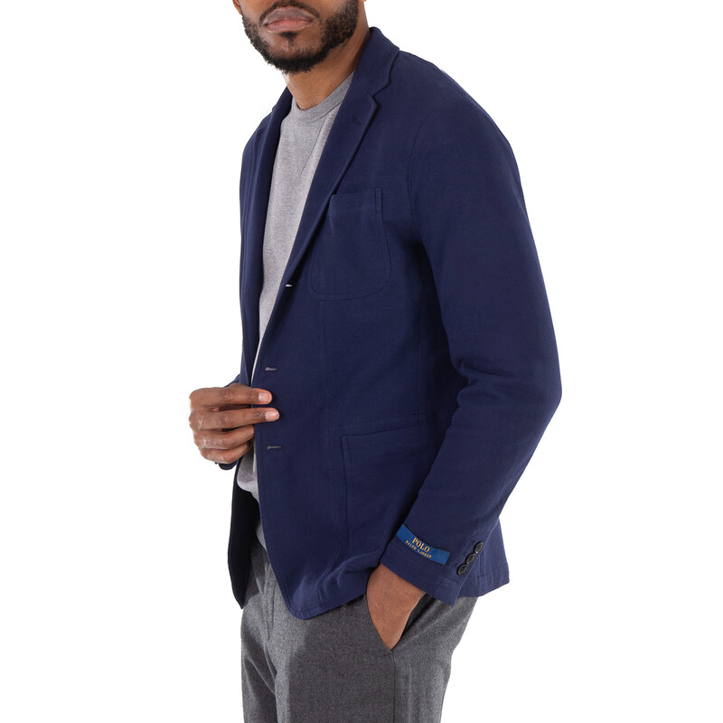 Ralph Lauren Modern Fit Mesh Sport Blazer Navy Mens