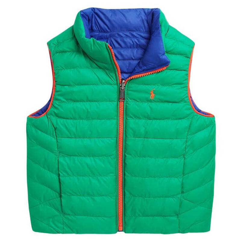 Polo Ralph Lauren Kids Reversible Terra Puffer Vest, Size 3Y