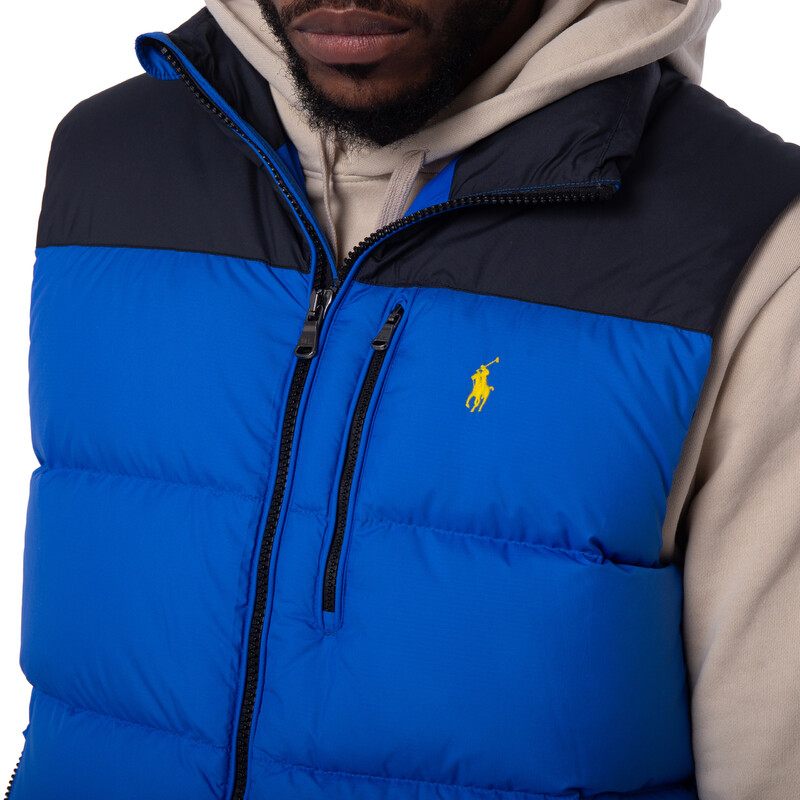 Polo Ralph Lauren Men's Gorham Color-Blocked Down Vest, Size Large