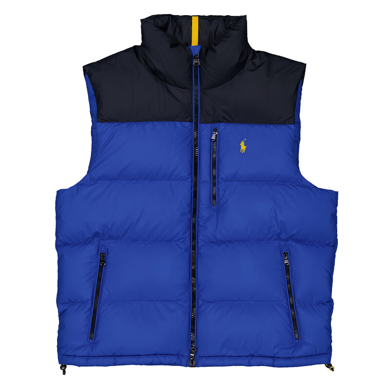 Polo Ralph Lauren Men's Gorham Color-Blocked Down Vest, Size Large