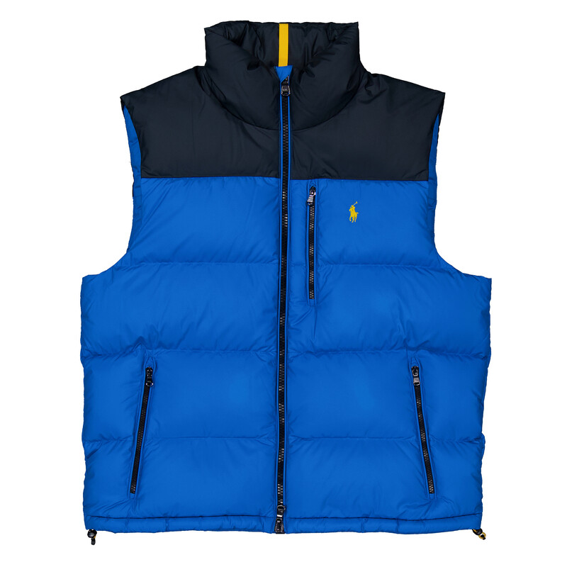 Polo Ralph Lauren Men's Gorham Color-Blocked Down Vest, Size Large